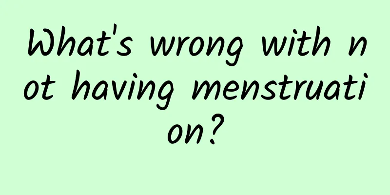 What's wrong with not having menstruation?