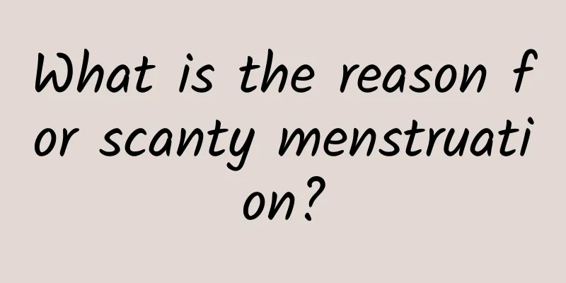 What is the reason for scanty menstruation?