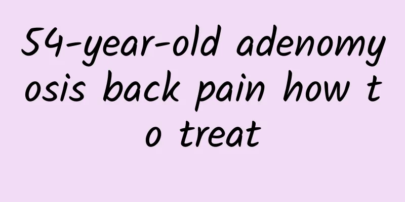 54-year-old adenomyosis back pain how to treat