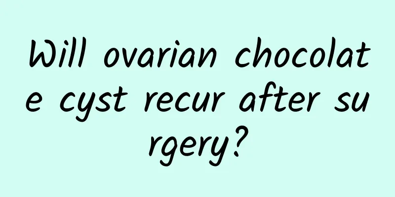 Will ovarian chocolate cyst recur after surgery?