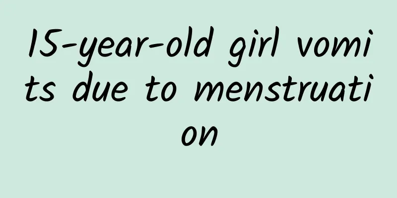 15-year-old girl vomits due to menstruation