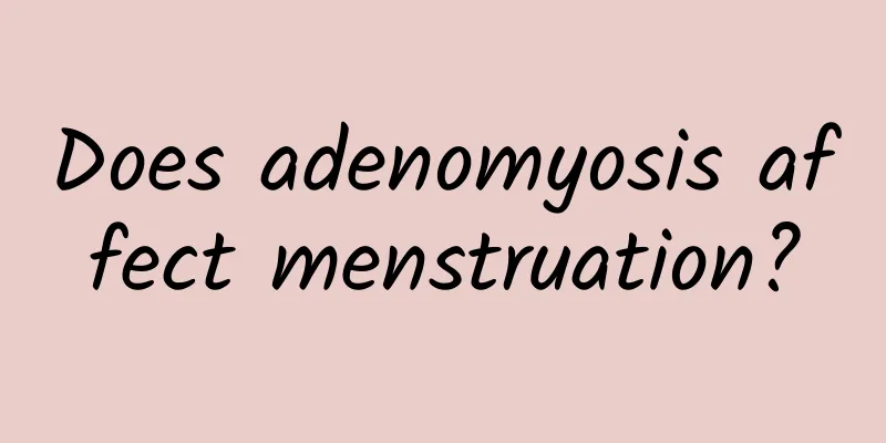 Does adenomyosis affect menstruation?
