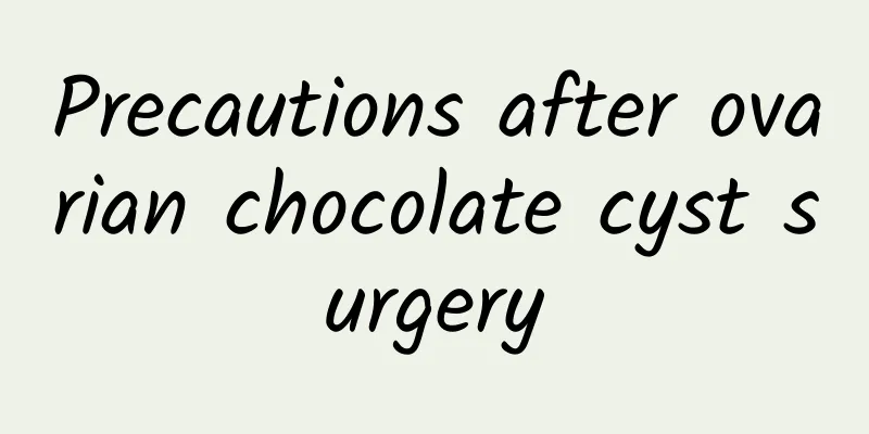 Precautions after ovarian chocolate cyst surgery