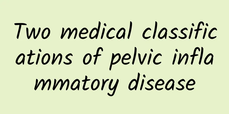 Two medical classifications of pelvic inflammatory disease