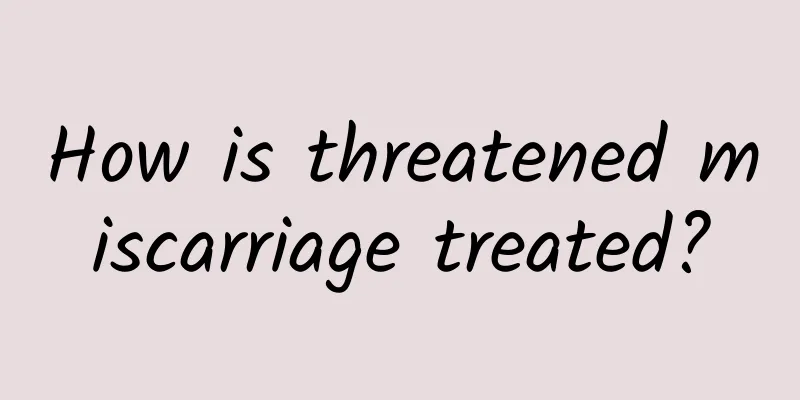How is threatened miscarriage treated?
