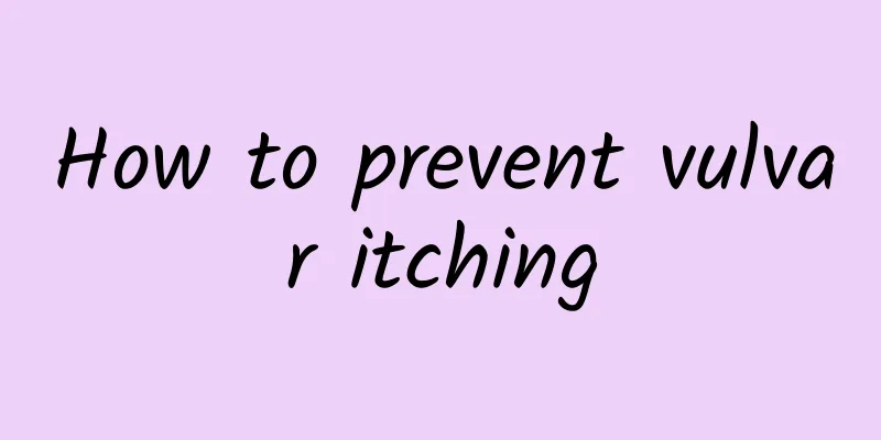 How to prevent vulvar itching