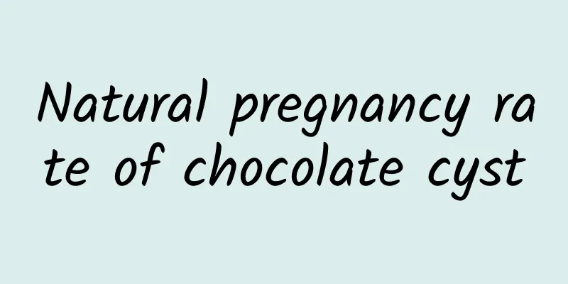 Natural pregnancy rate of chocolate cyst