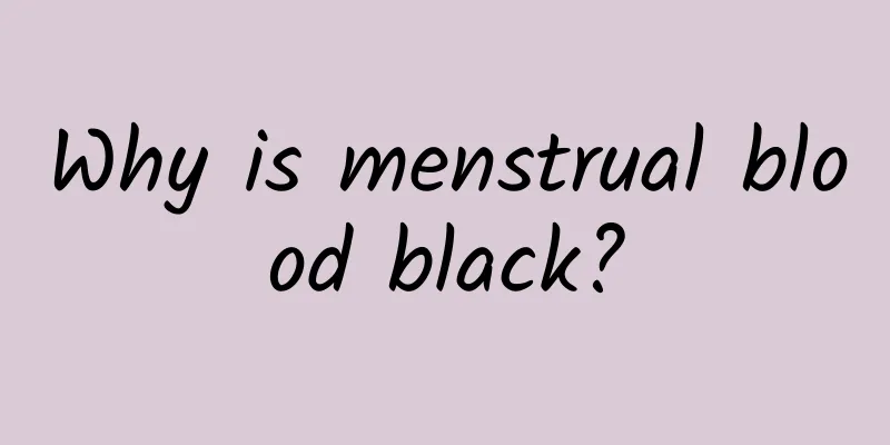 Why is menstrual blood black?
