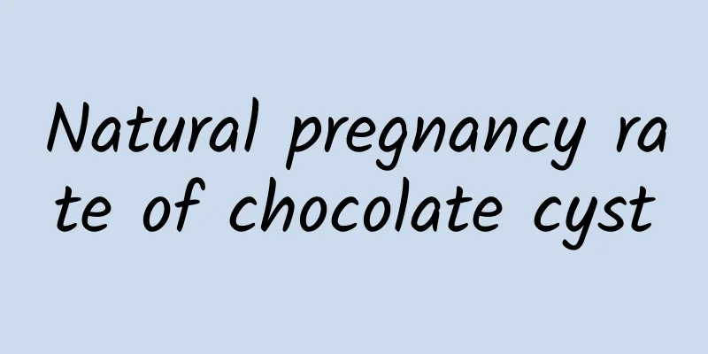 Natural pregnancy rate of chocolate cyst