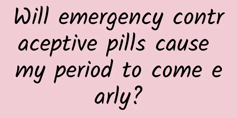 Will emergency contraceptive pills cause my period to come early?