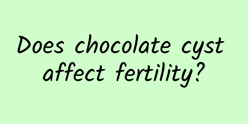 Does chocolate cyst affect fertility?