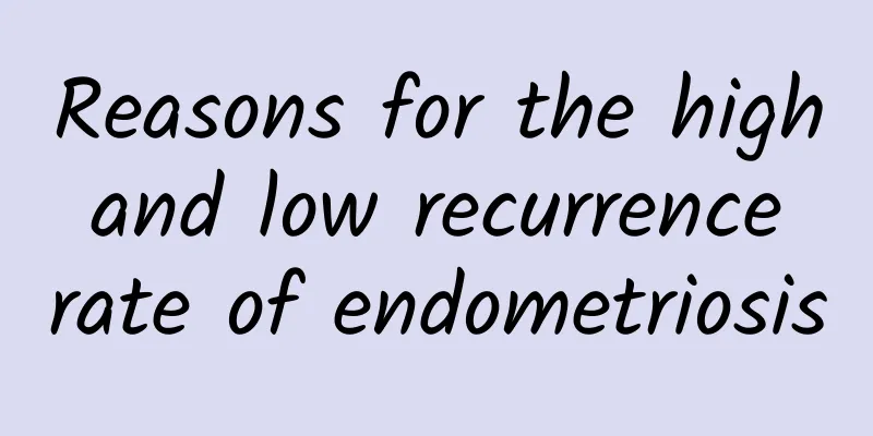 Reasons for the high and low recurrence rate of endometriosis
