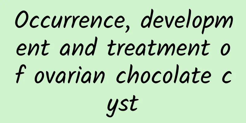 Occurrence, development and treatment of ovarian chocolate cyst
