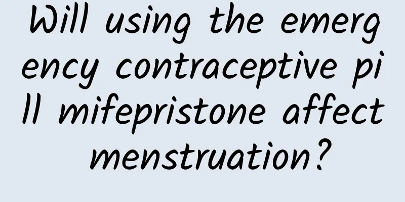 Will using the emergency contraceptive pill mifepristone affect menstruation?