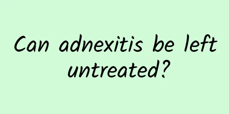 Can adnexitis be left untreated?