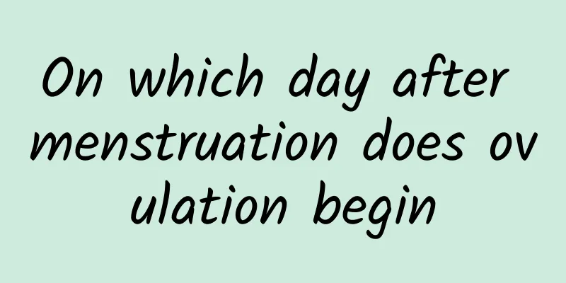 On which day after menstruation does ovulation begin