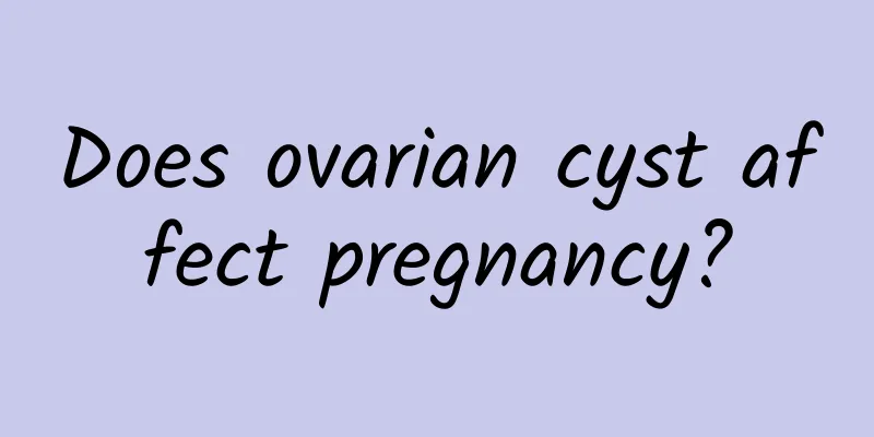 Does ovarian cyst affect pregnancy?