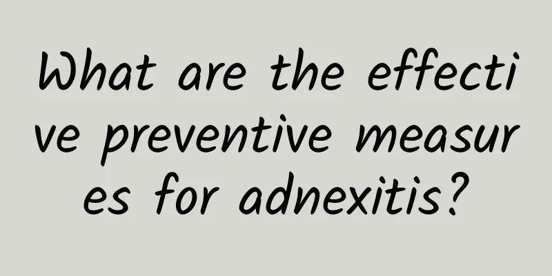 What are the effective preventive measures for adnexitis?