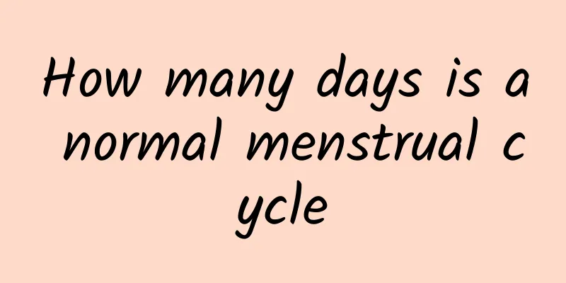 How many days is a normal menstrual cycle