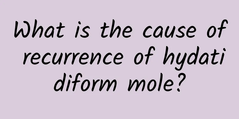 What is the cause of recurrence of hydatidiform mole?