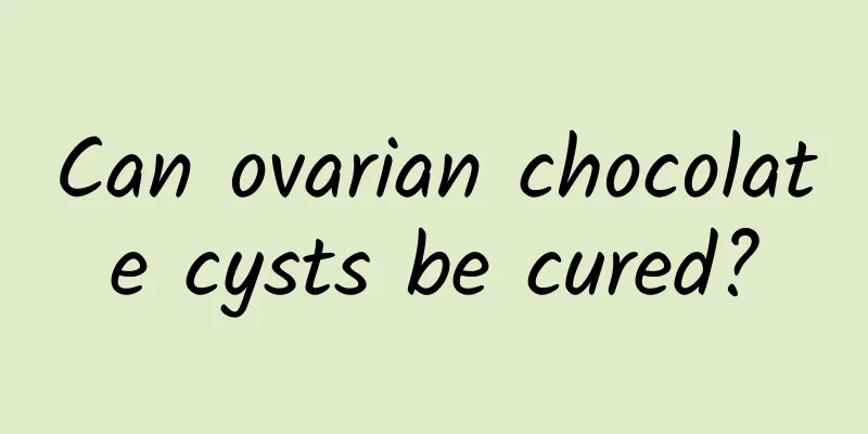 Can ovarian chocolate cysts be cured?