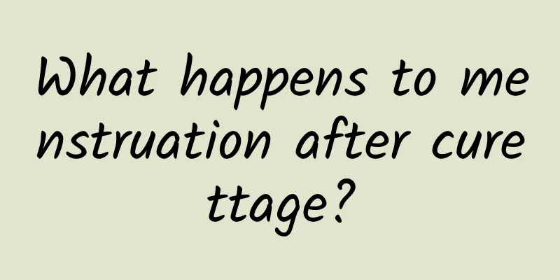What happens to menstruation after curettage?