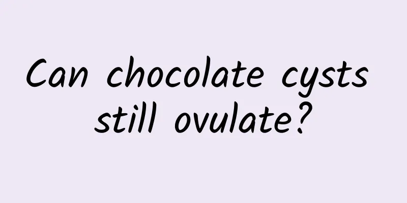 Can chocolate cysts still ovulate?