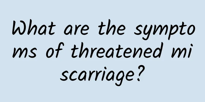 What are the symptoms of threatened miscarriage?
