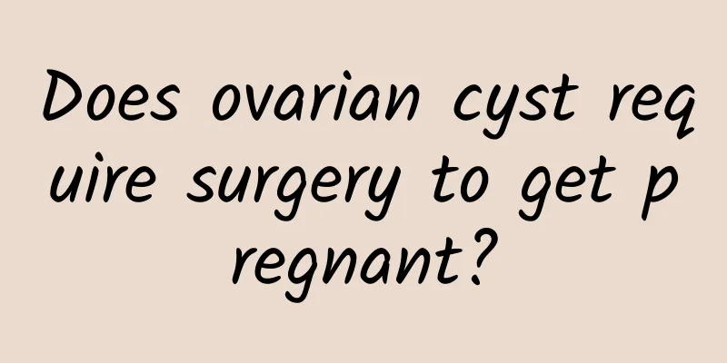 Does ovarian cyst require surgery to get pregnant?