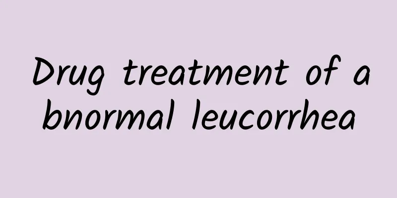 Drug treatment of abnormal leucorrhea
