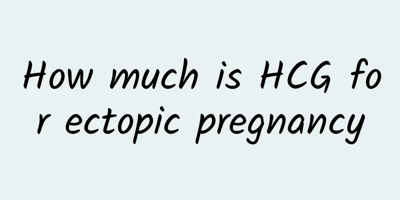 How much is HCG for ectopic pregnancy
