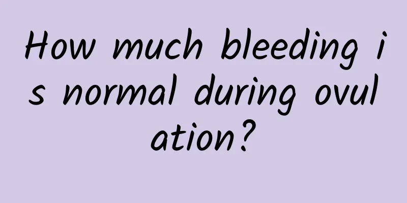 How much bleeding is normal during ovulation?