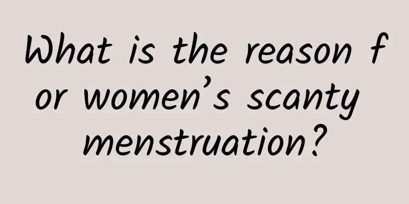 What is the reason for women’s scanty menstruation?