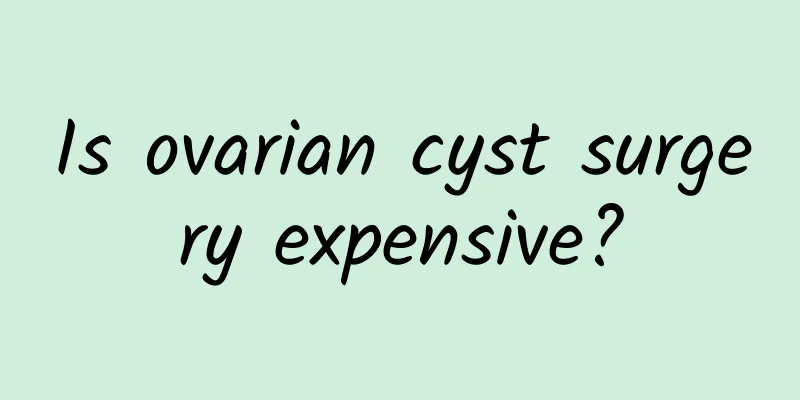 Is ovarian cyst surgery expensive?