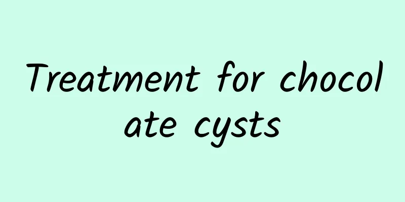 Treatment for chocolate cysts