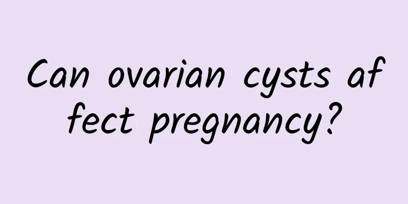 Can ovarian cysts affect pregnancy?