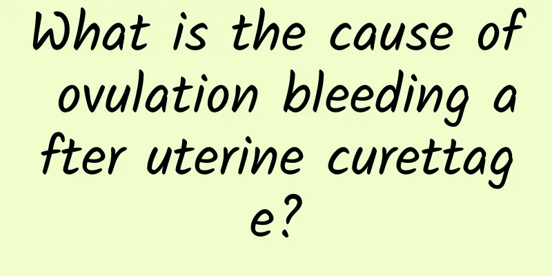 What is the cause of ovulation bleeding after uterine curettage?