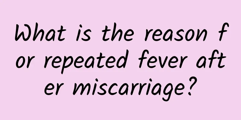 What is the reason for repeated fever after miscarriage?