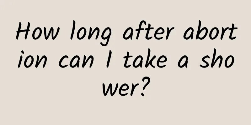 How long after abortion can I take a shower?