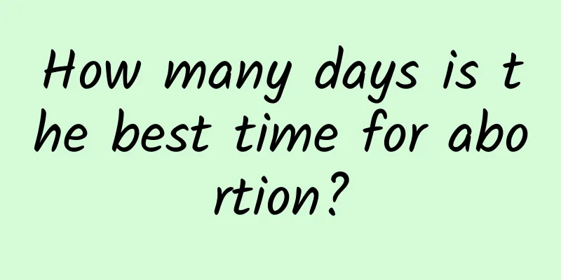 How many days is the best time for abortion?