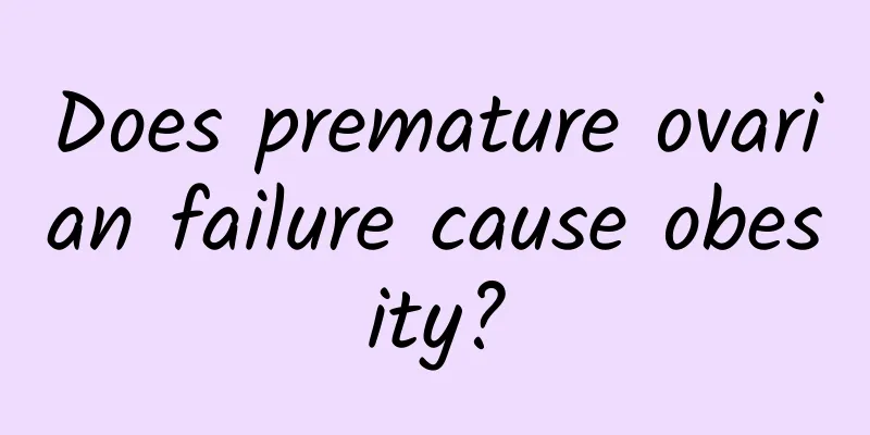 Does premature ovarian failure cause obesity?