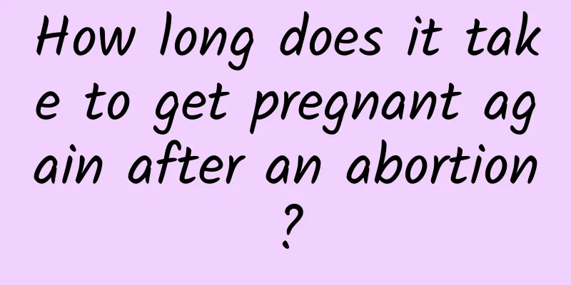 How long does it take to get pregnant again after an abortion?