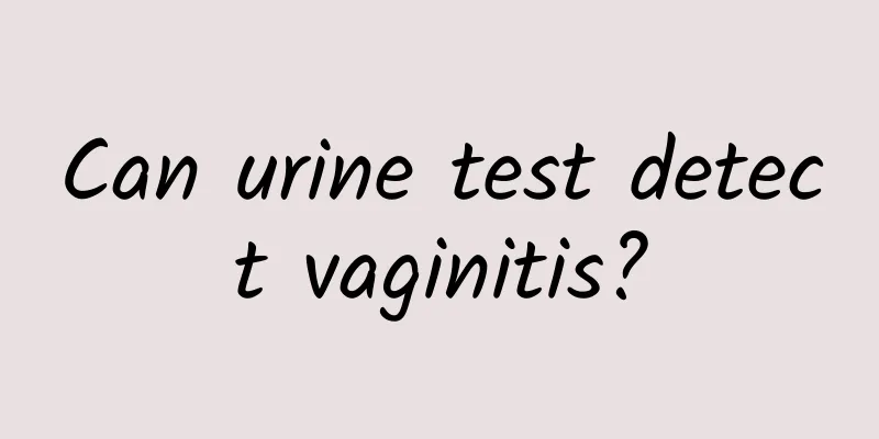 Can urine test detect vaginitis?