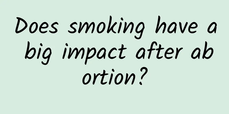 Does smoking have a big impact after abortion?