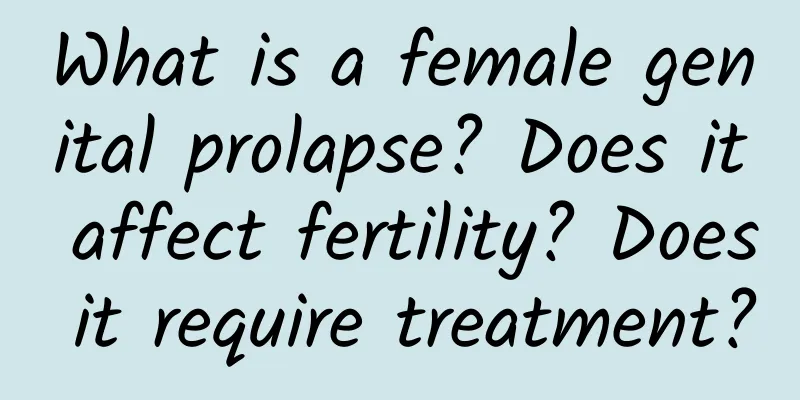 What is a female genital prolapse? Does it affect fertility? Does it require treatment?
