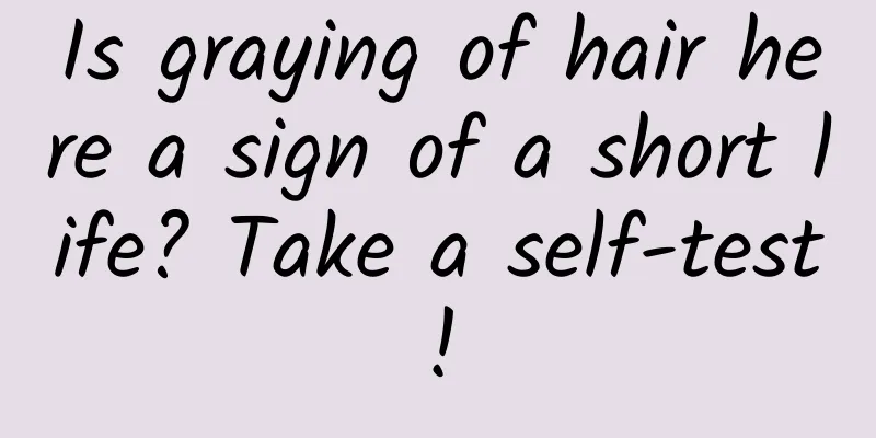 Is graying of hair here a sign of a short life? Take a self-test!