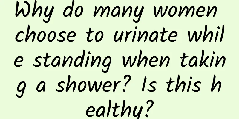 Why do many women choose to urinate while standing when taking a shower? Is this healthy?