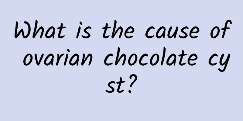 What is the cause of ovarian chocolate cyst?