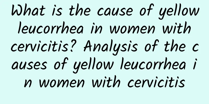 What is the cause of yellow leucorrhea in women with cervicitis? Analysis of the causes of yellow leucorrhea in women with cervicitis