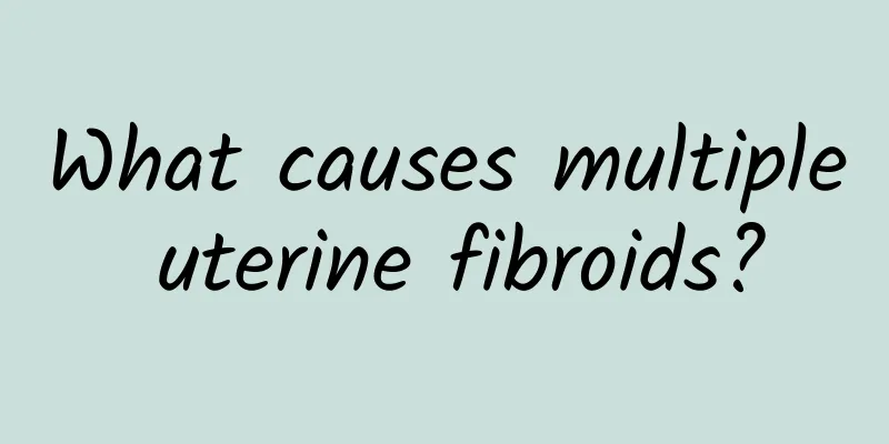 What causes multiple uterine fibroids?